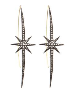 Tynde og lange stjerne øreringe